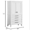 Avanity Madison 24 in. Linen Tower in White finish view 2