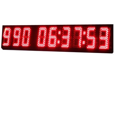 AZOOU Giant 5" High Character 9 Digits LED Days Countdown Clock Max Count up to 1000 Days hours minutes seconds
