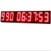 AZOOU Giant 5" High Character 9 Digits LED Days Countdown Clock Max Count up to 1000 Days hours minutes seconds view 1