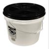 Bucket Kit, One Natural 5 Gallon 90 mil Bucket with Black Gamma Seal Lid view 1