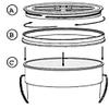 Bucket Kit, One Blue 5 Gallon 90 mil Bucket with Blue Gamma Seal Lid view 3