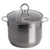 Edco Pan+Glass lid 24x13,5cm SS 6L, Silver, 24 x 24 x 13.5 cm view 1