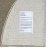 COTTON CRAFT Pure Wool Fireplace Rug - Half Moon Hearth Area Rug Carpet - Fire Resistant Hand-Tufted Fireplace Mat - Entryway Cabin Kitchen Anti Fatigue Half Round Accent Rug - 22 X 44 - Natural Tan view 4