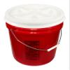 Bucket Kit, One Red 5 Gallon Bucket 90 mil with White Gamma Seal Lid view 1