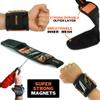 MagBand Magnetic Wristband for Holding Screws, Nails and Drilling Bits - 10 Strong Magnets - Men & Women's Tool Bracelet - Gift Ideas for Dad Husband Handyman or Handy Woman view 3