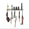 MAG-Mate ATH24-025 Air Tool Holder, Tool Storage Solution, Versatile Organizer, Made of Stainless Steel, Vibration-Free One-Piece Rack for Tools, 24" Long, 1/4" Coupler Size view 2