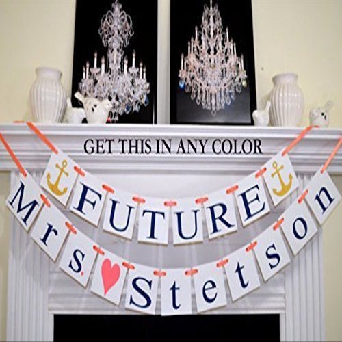 Bridal shower Banner, future Mrs Banner- Bachelorette Party, Engagement banner, bride to be, custom