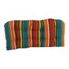 Blazing Needles Outdoor Rounded Back Loveseat Cushion, 42" x 19", Westport Teal 1 Count view 2