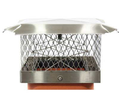 US Fireplace Products Top Damper Plus - 13" x 18" Chimney Dampers, Stainless Steel & Aluminum, Energy Efficient Seal