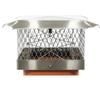 US Fireplace Products Top Damper Plus - 13" x 18" Chimney Dampers, Stainless Steel & Aluminum, Energy Efficient Seal view 1