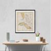 Straits of Florida & Cuba Historical Map 1933 (18"x24" Paper Print) view 2
