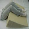 12" Thick Firm Foam Bed Wedge Pillow Leg Rest Pillow Slant Wedge Cushion with Terry Cover view 2