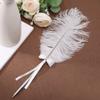 KateMelon Wedding Accessories Feather Pen with Holder, White view 2