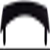 Barrington 9" Center Arch Pull Finish: Black view 1