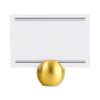 Weddingstar Classic Round Place Brushed Gold Card Holder, 0.4 x 1 x 1 inches view 2