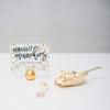 Weddingstar Classic Round Place Brushed Gold Card Holder, 0.4 x 1 x 1 inches view 3