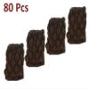 80 Pcs Knitting Stylish Table Chair Furniture Sock Leg Foot Cover Pad Floor Protector CLP104 (Coffee) view 1
