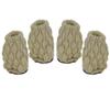 80 Pcs Knitting Stylish Table Chair Furniture Sock Leg Foot Cover Pad Floor Protector CLP104 (White) view 2