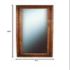 Los Olmos II Rustic Mirror-Rustic Wall Vanity Mirror-20x48 inches view 2