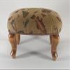 Chicago Stool and Ottoman Co Queen Anne Pictorial Tapestry Footstools (Fishing) view 1