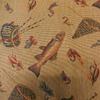 Chicago Stool and Ottoman Co Queen Anne Pictorial Tapestry Footstools (Fishing) view 2