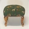 Chicago Stool and Ottoman Co Queen Anne Pictorial Tapestry Footstools (Horse God & Bugle) view 1