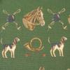 Chicago Stool and Ottoman Co Queen Anne Pictorial Tapestry Footstools (Horse God & Bugle) view 2