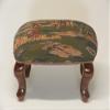 Chicago Stool and Ottoman Co Queen Anne Pictorial Tapestry Footstools (Golf) view 1