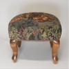 Chicago Stool and Ottoman Co Queen Anne Pictorial Tapestry Footstools (Fly Fishing) view 1