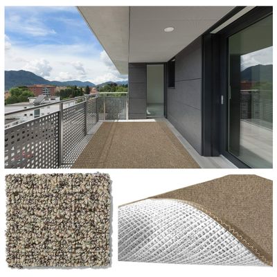 4'x8' Natural Twine Casual Boucle Level Loop 20 oz DuraRitz Indoor-Outdoor Area Rug Carpet