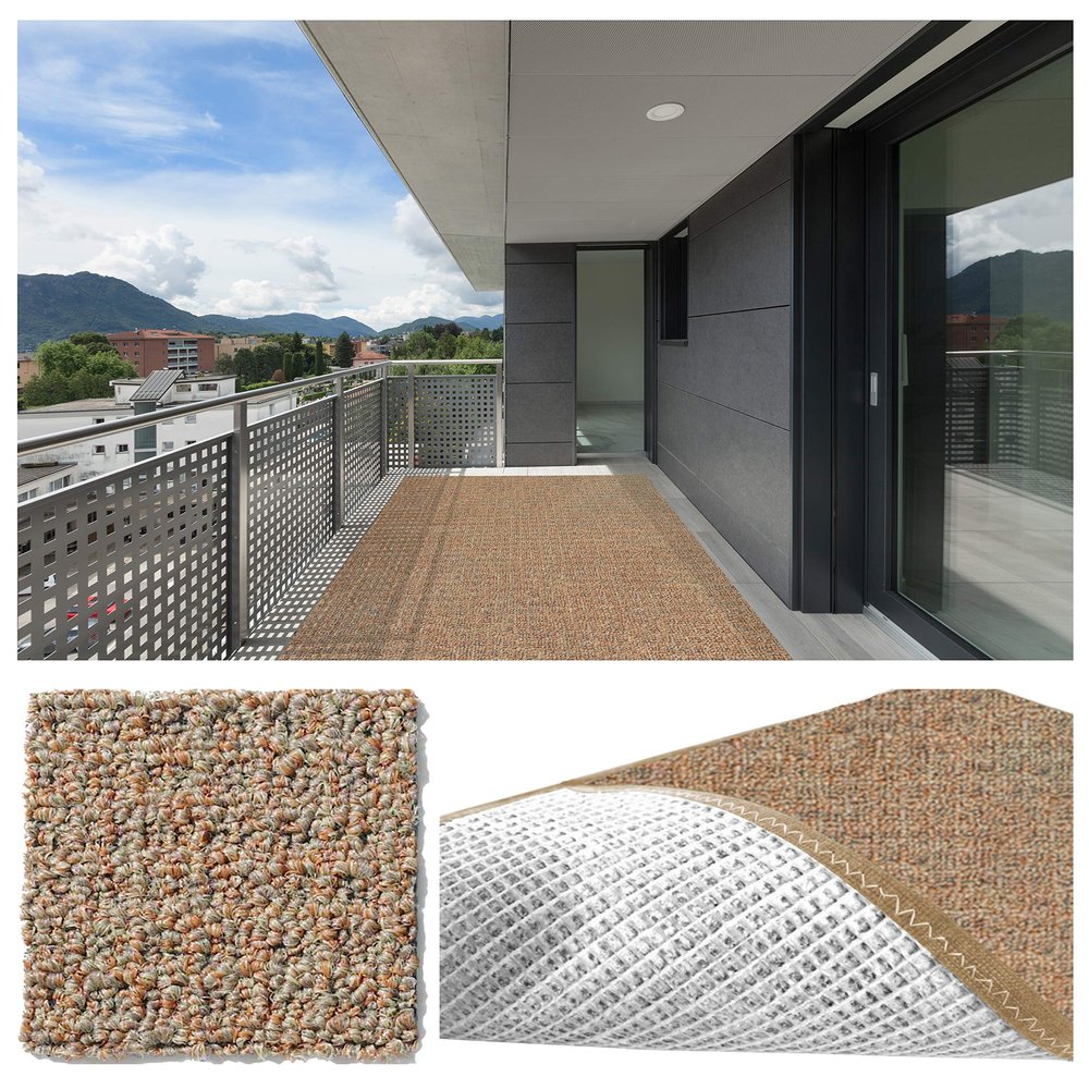2'x3' Clay Pot Casual Boucle Level Loop 20 oz DuraRitz Indoor-Outdoor Area Rug Carpet