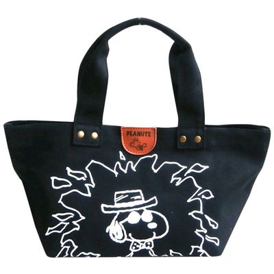 About Peanuts Snoopy Meramera Leather Lunch Bag 35cm x 19cm x 14cm SNAP1160R