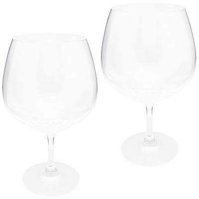 ADERIA J6186 Wine Glass 24 fl oz (710 ml) Burgoundy Reizend Set of 2 Dishwasher Safe