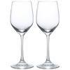 Aderia J-6184 Wine Glass, 11.8 fl oz (340 ml), Professional Specifications, Reinforced Crystal, Leizent White Wine, Large, Set of 2, Dishwasher Safe view 1