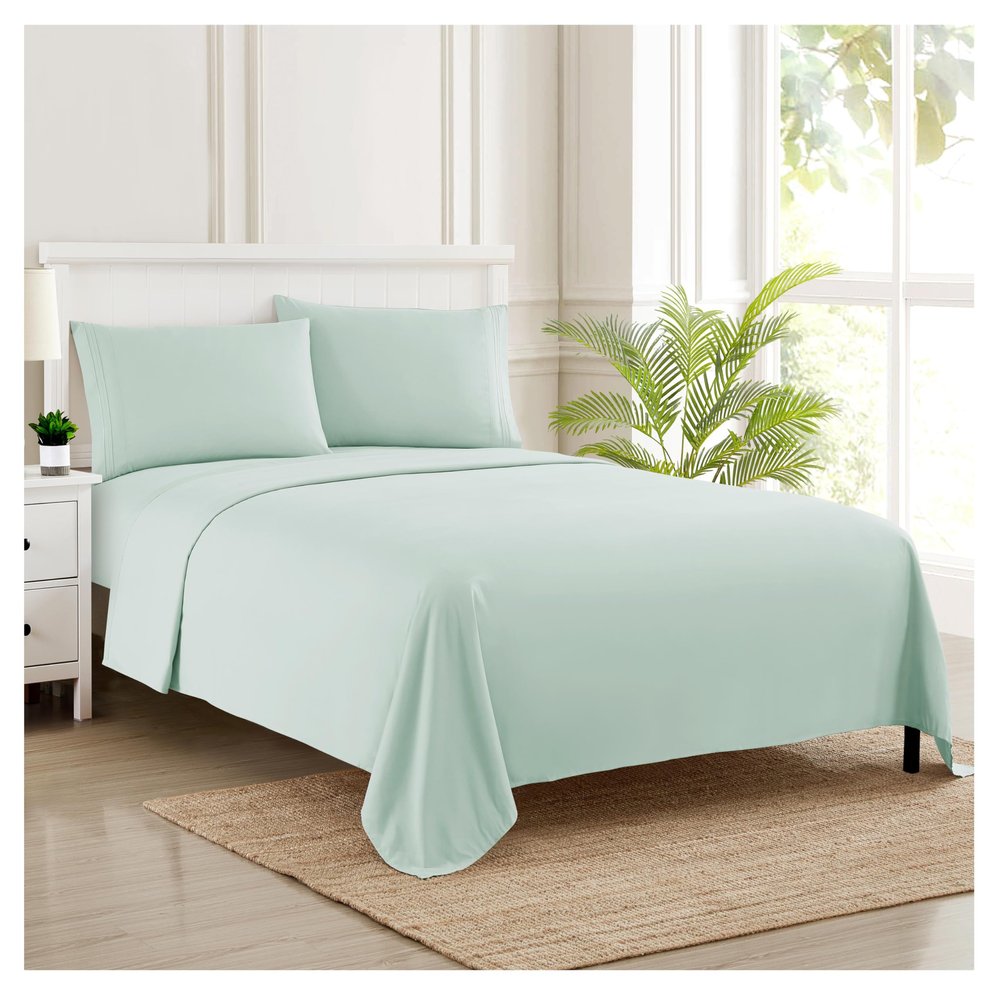 Full Size Sheet Sets - Breathable Luxury Sheets with Full Elastic & Secure Corner Straps Built In - 1800 Supreme Collection Extra Soft Deep Pocket Bedding Set, Sheet Set, Full, Mint
