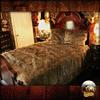 Premium Quality Faux Fur Brown Wolf - Coyote - Faux Fur Throw Blanket - Luxuriously Thick and Soft - Minky Cuddle Fur Lining (Queen Duvet) view 1