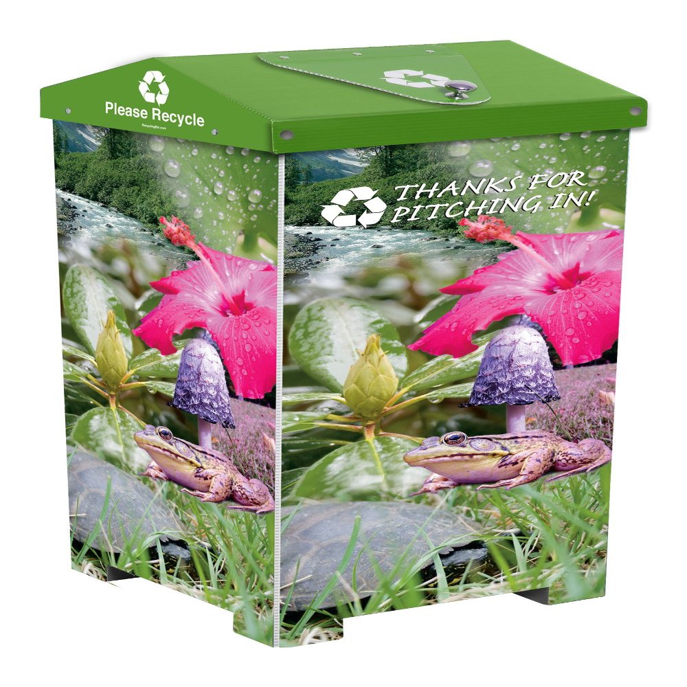 Earth Bin Recycler - Can and Bottle Recycling Bin
