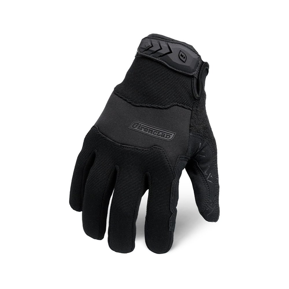 Ironclad EXOT-PBLK-04-L Tactical Operator Pro Glove, Stealth Black, Large