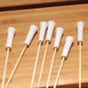 BambooMN Decorative Golf Tee Bamboo Cocktail Sandwich Skewer Picks - 3.5" - White - 300 Pieces view 2