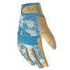 DIGZ 7606-23 High Performance Women's Gardening Gloves, Work Gloves with Touchscreen Compatible Fingertips, Blue Leaves Pattern, Medium view 3