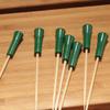 BambooMN Decorative Golf Tee Bamboo Cocktail Sandwich Skewer Picks - 6.75" - Green - 300 Pieces view 3