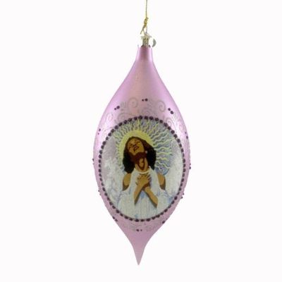 807444- Ebony Visions / Thomas Blackshear - Faith Glass Ornament by Ebony Visions