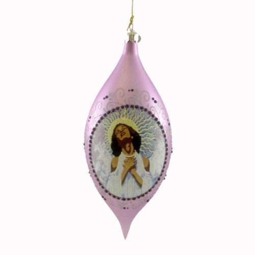 807444- Ebony Visions / Thomas Blackshear - Faith Glass Ornament by Ebony Visions