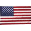 BNFUSA GFLGKITW 4' x 30" United States Flag and 2Pc Wood Pole Kit view 1