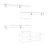 ClosetMaid 5037 5Ft. To 8Ft. Fixed Mount Closet Organizer Kit, White view 1