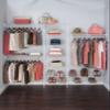 ClosetMaid 5037 5Ft. To 8Ft. Fixed Mount Closet Organizer Kit, White view 4