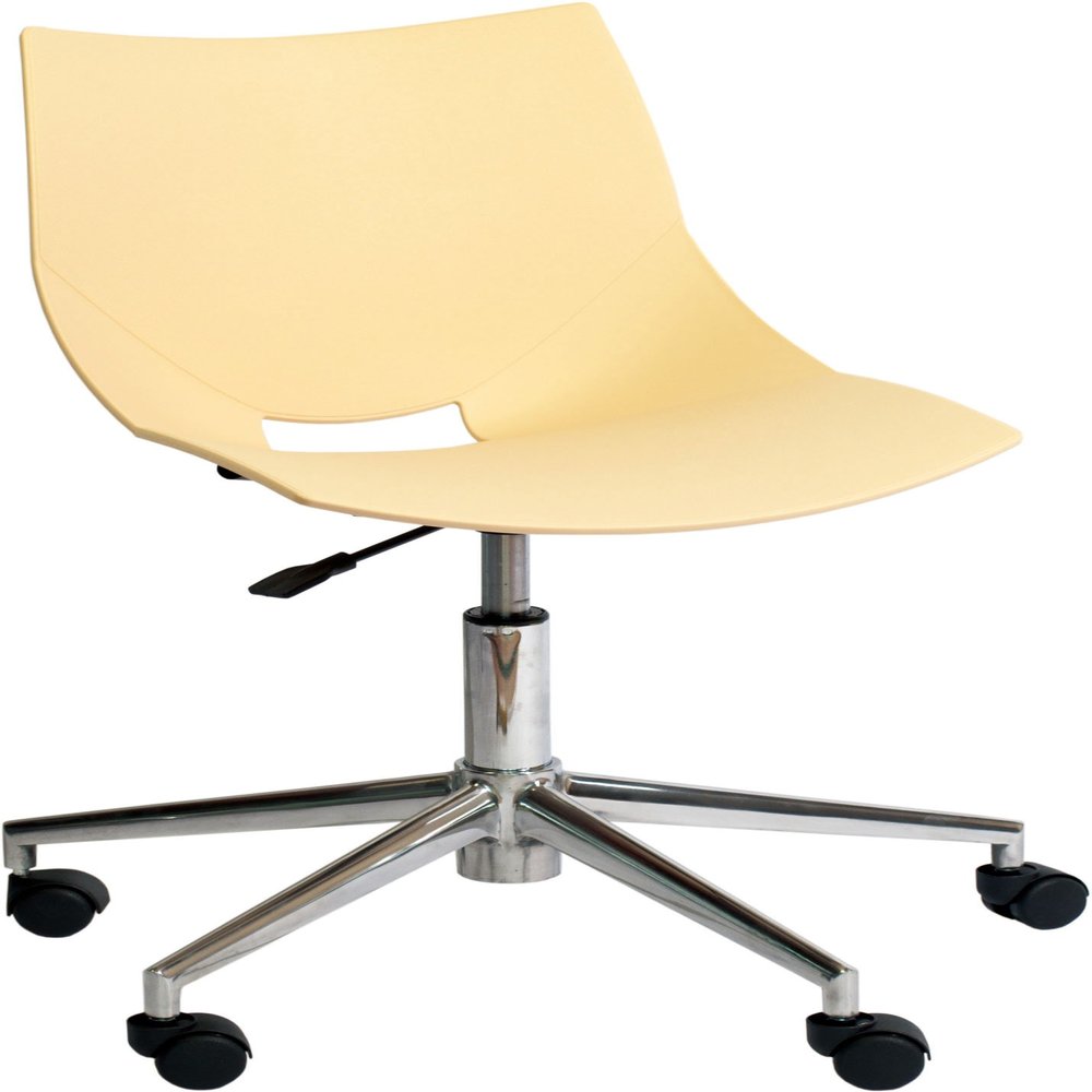 Cosca Swivels X Rolling Chair Beige