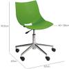  Cosca Swivels X Rolling Chair Beige view 2