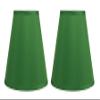 Urbanest Set of 2 Hardback Silk Empire Lamp Shade 5-inch by 9-inch by 8.5-inch, Kelly Green view 1