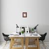 10x13 / 10 x 13 Picture Frame Satin Black .. 2'' Wide with a 2'' Double mat view 3